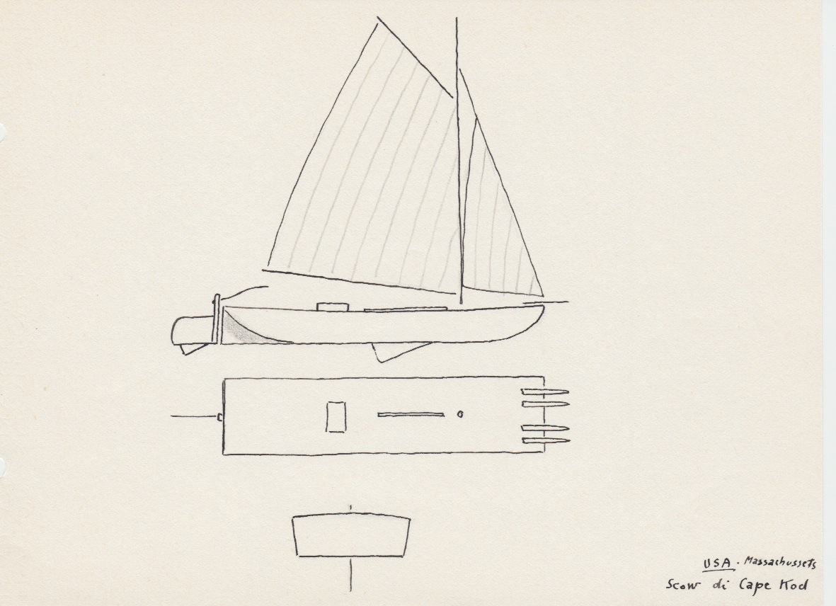 154 USA - Massachussetts - scow di Cape Cod